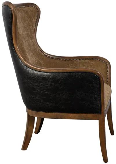 Snowden Tan Wing Chair