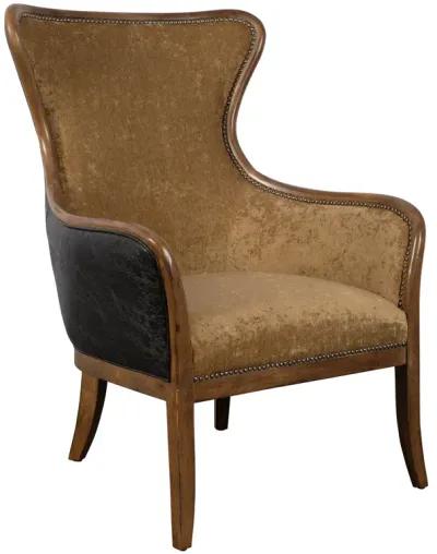 Snowden Tan Wing Chair