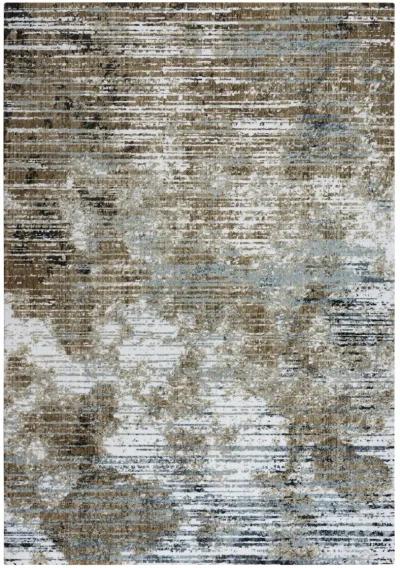 Elite Beige  Recycled Polyester 5'2" x 7'9" Rectangle Rug