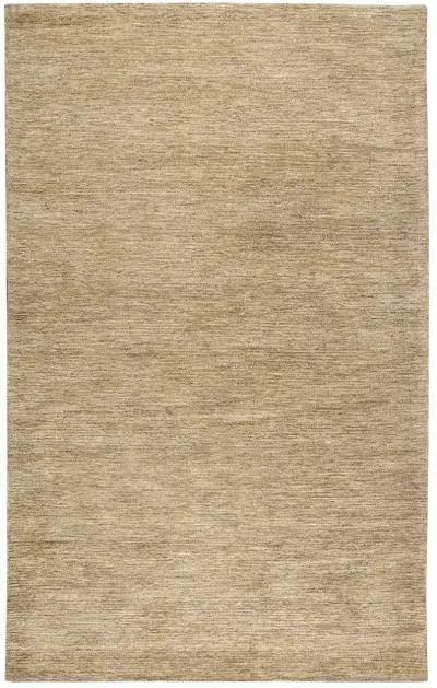 Fifth Avenue Brown Solid Wool 5' x 8' Rectangle Rug