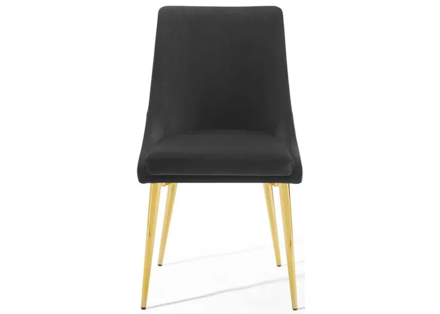 Viscount Modern Accent Performance Velvet Dining Chair