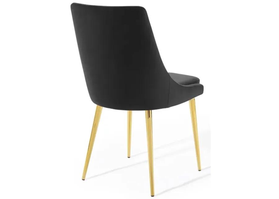 Viscount Modern Accent Performance Velvet Dining Chair