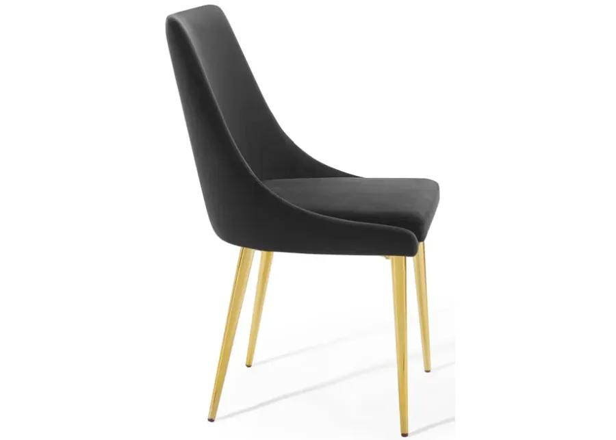 Viscount Modern Accent Performance Velvet Dining Chair