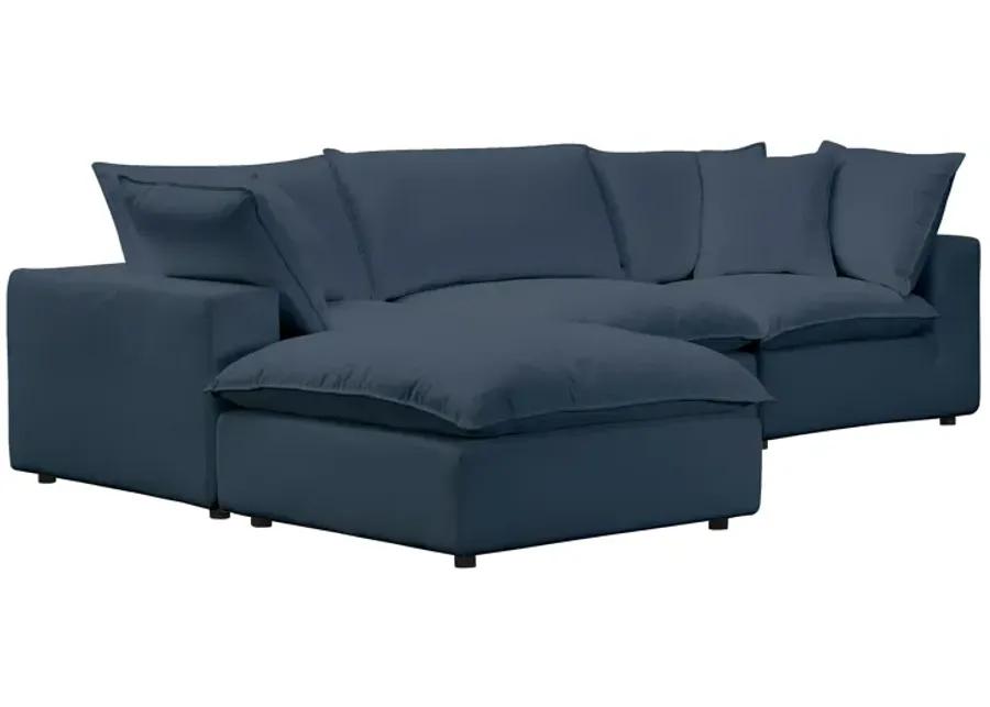 Cali Navy Ottoman