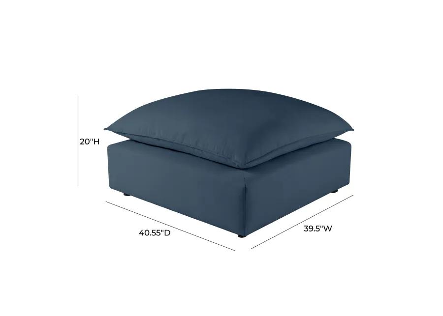 Cali Navy Ottoman