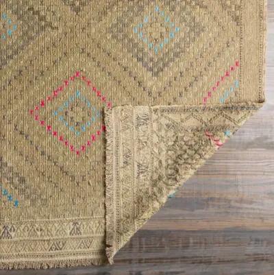 Antique One of a Kind OOAK-1302 6'3" x 9'3" Handmade Rug