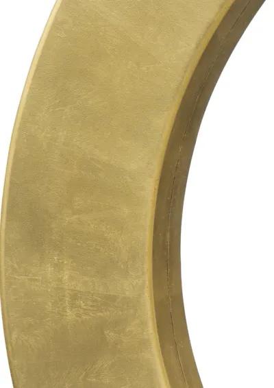 47x47, Gold Disc Mirror