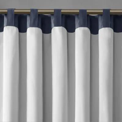 Madison Park Andora Navy Curtain Panel