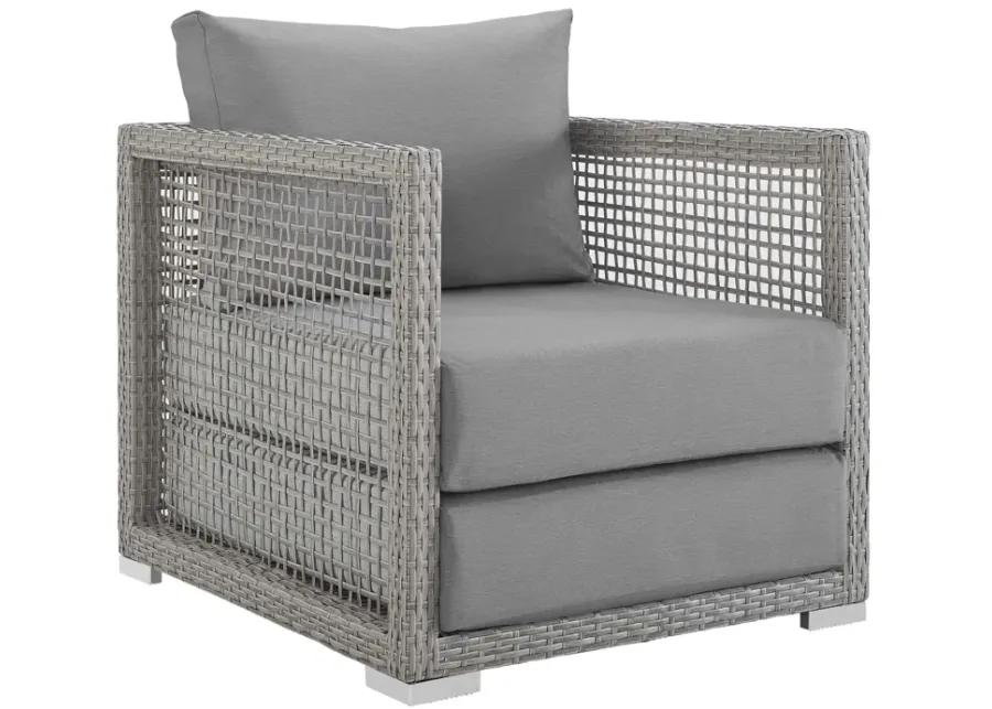 Aura 3 Piece Outdoor Patio Wicker Rattan Set