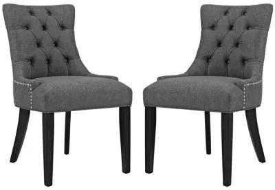 Regent Dining Side Chair Fabric Set of 2