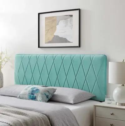 Leila Performance Velvet King/California King Headboard