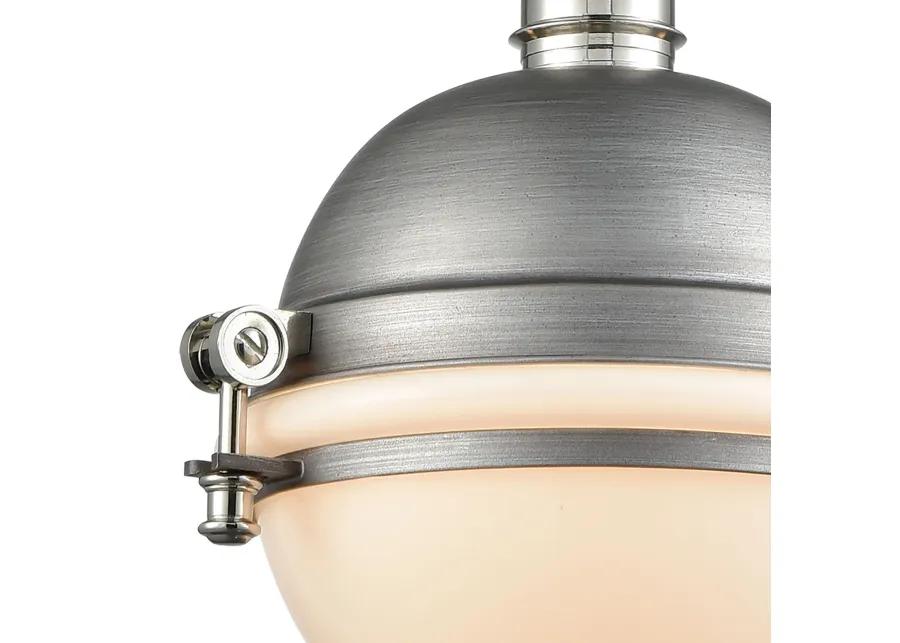 Riley 10" Wide 1-Light Mini Pendant - Weathered Zinc