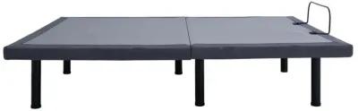 Clara Queen Adjustable Bed Base Grey and Black