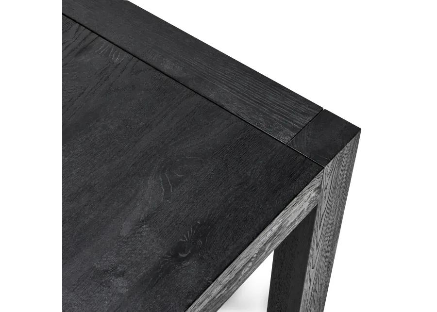 Parsons 84" Dining Table Black