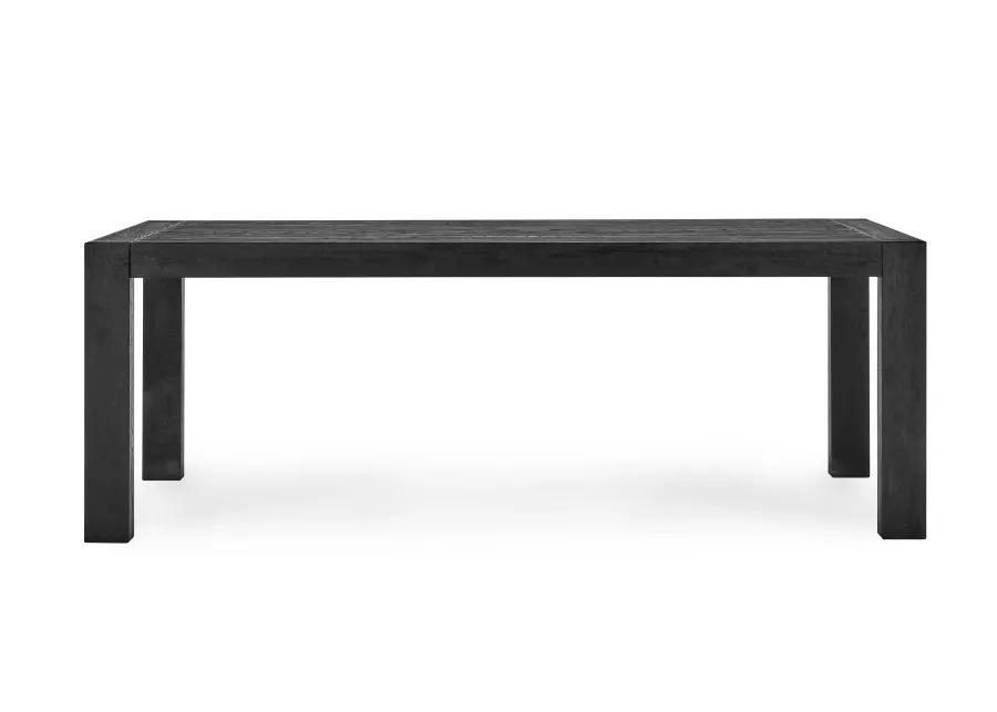 Parsons 84" Dining Table Black