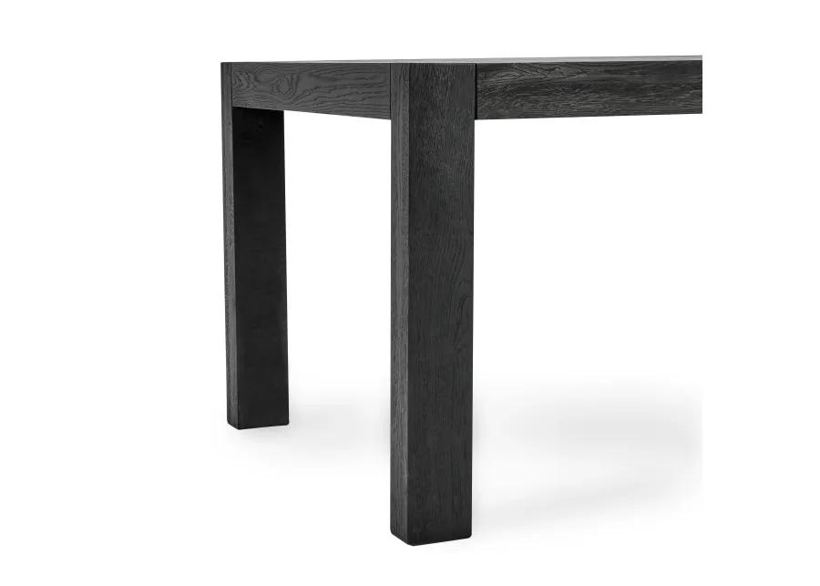 Parsons 84" Dining Table Black