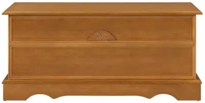 Paula Rectangular Cedar Chest Honey