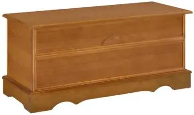 Paula Rectangular Cedar Chest Honey