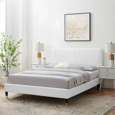 Phillipa Performance Velvet King Platform Bed