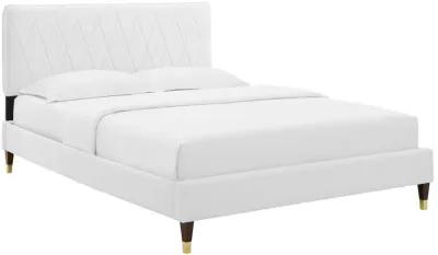 Phillipa Performance Velvet King Platform Bed