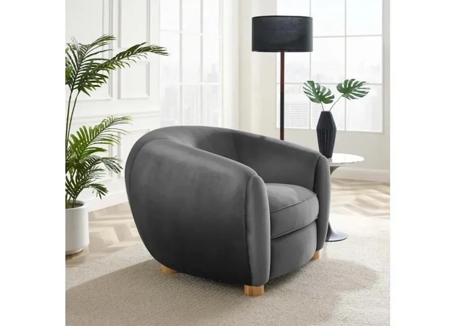 Abundant Performance Velvet Armchair