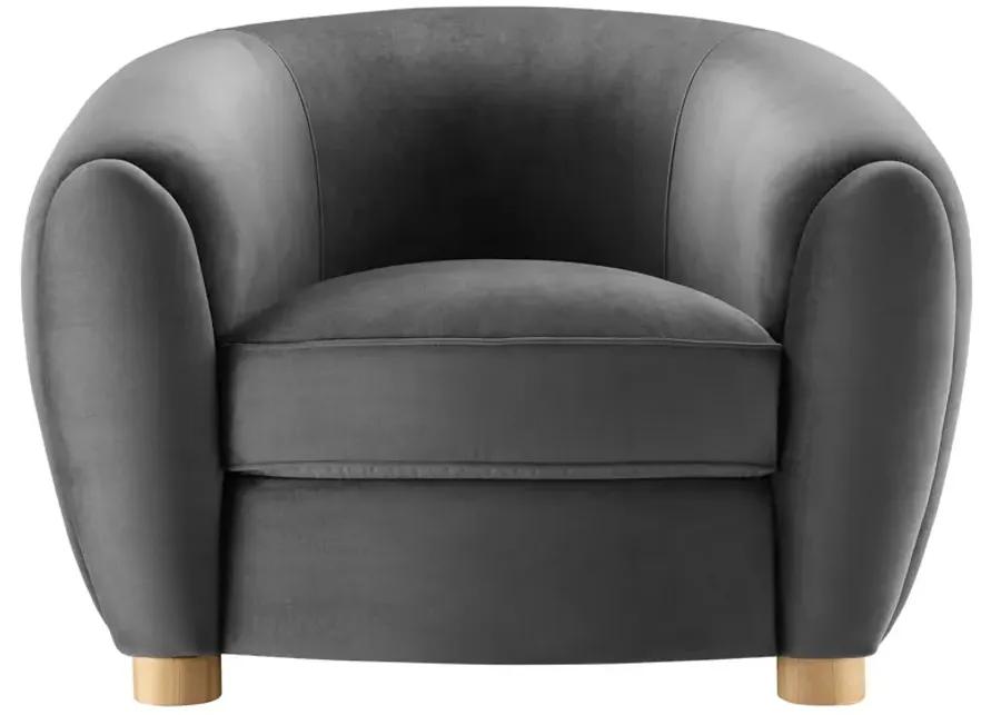 Abundant Performance Velvet Armchair