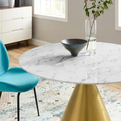 Tupelo 47" Artificial Marble Dining Table