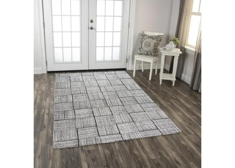 Taylor Charcoal  Wool 7'9" x 9'9" Rectangle Rug