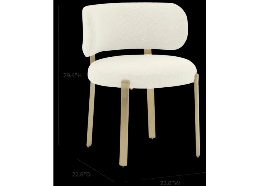 Margaret Cream Boucle Dining Chair