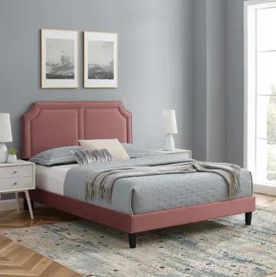 Novi Performance Velvet Queen Bed