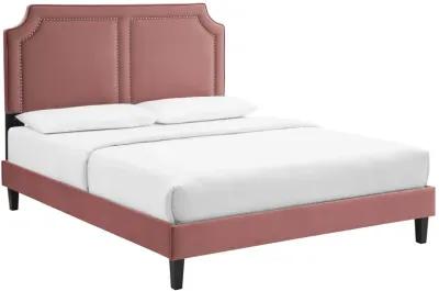 Novi Performance Velvet Queen Bed