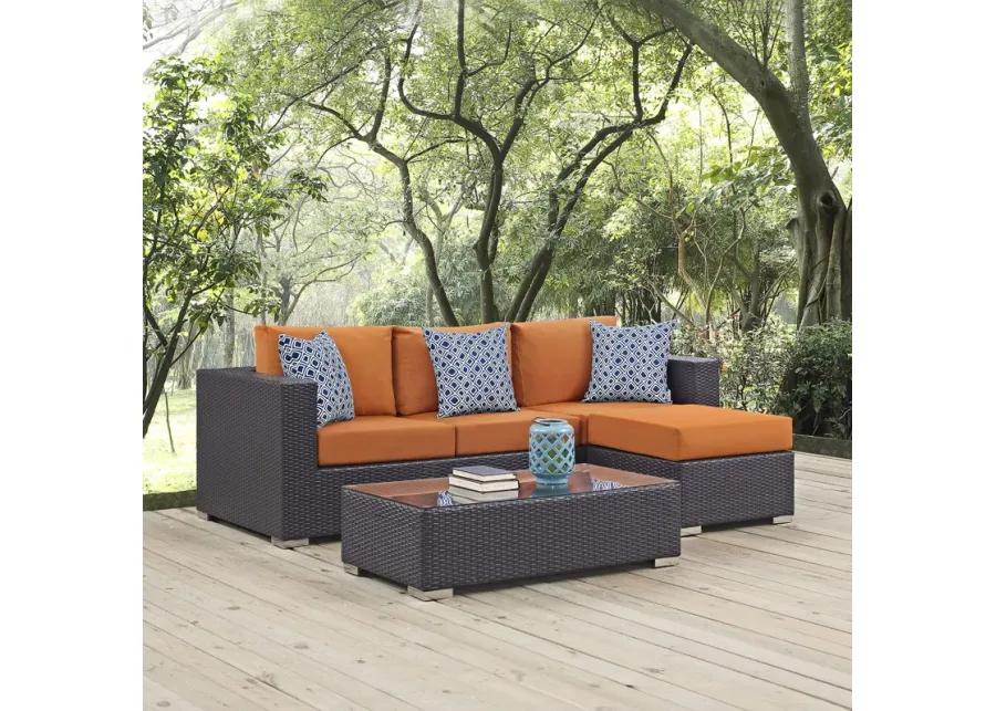 Convene 3 Piece Outdoor Patio Sofa Set