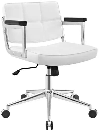 Portray Mid Back Upholstered Vinyl Office Chair