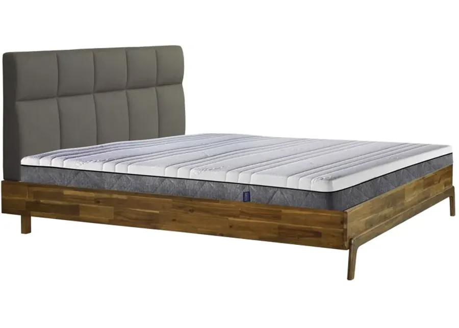 Remix Queen Bed - Headboard + Footboard - Grey