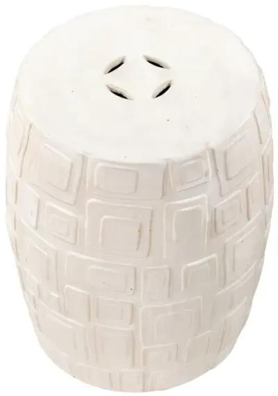 Cambeck Accent Stool - White