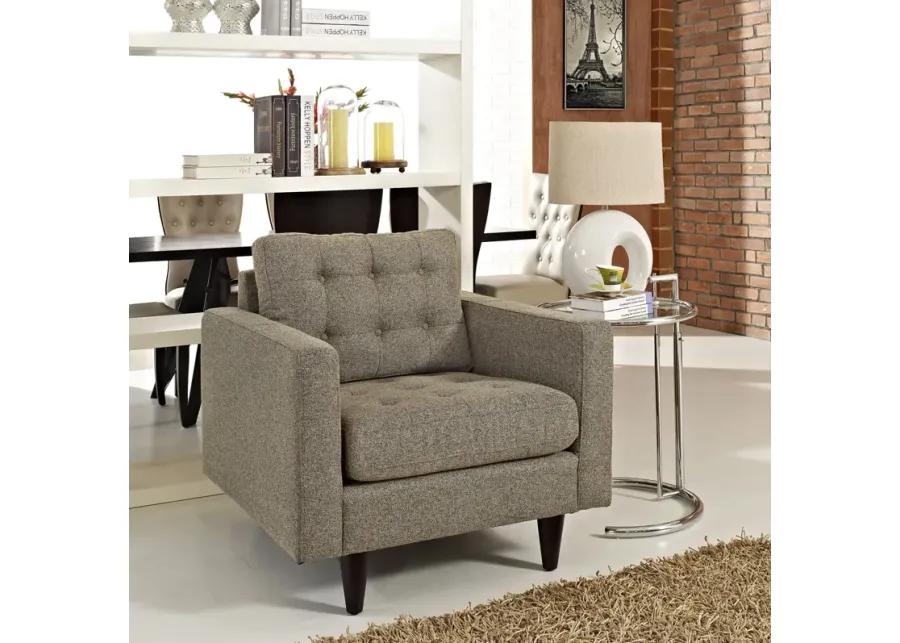 Empress Upholstered Fabric Armchair