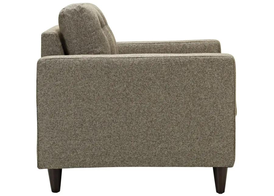 Empress Upholstered Fabric Armchair