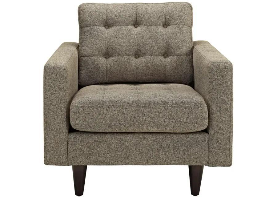 Empress Upholstered Fabric Armchair