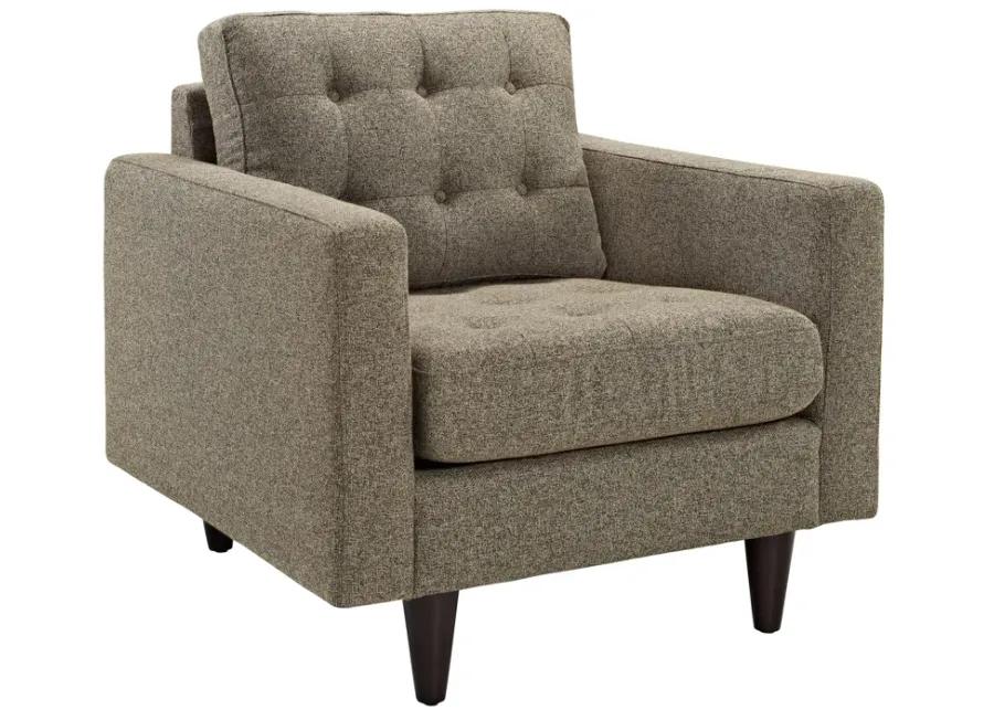 Empress Upholstered Fabric Armchair