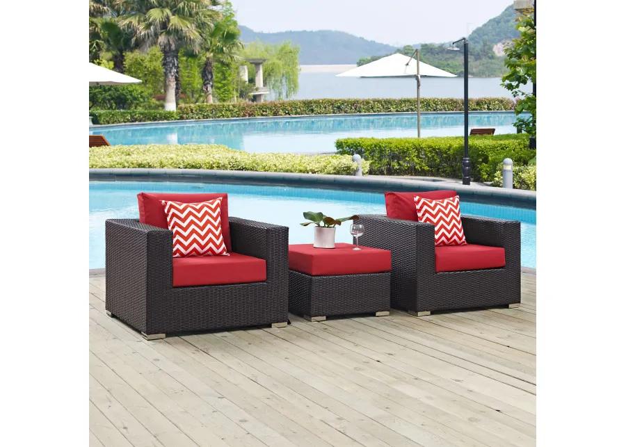 Convene 3 Piece Outdoor Patio Sofa Set