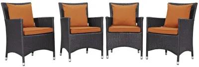 Convene 4 Piece Outdoor Patio Dining Set