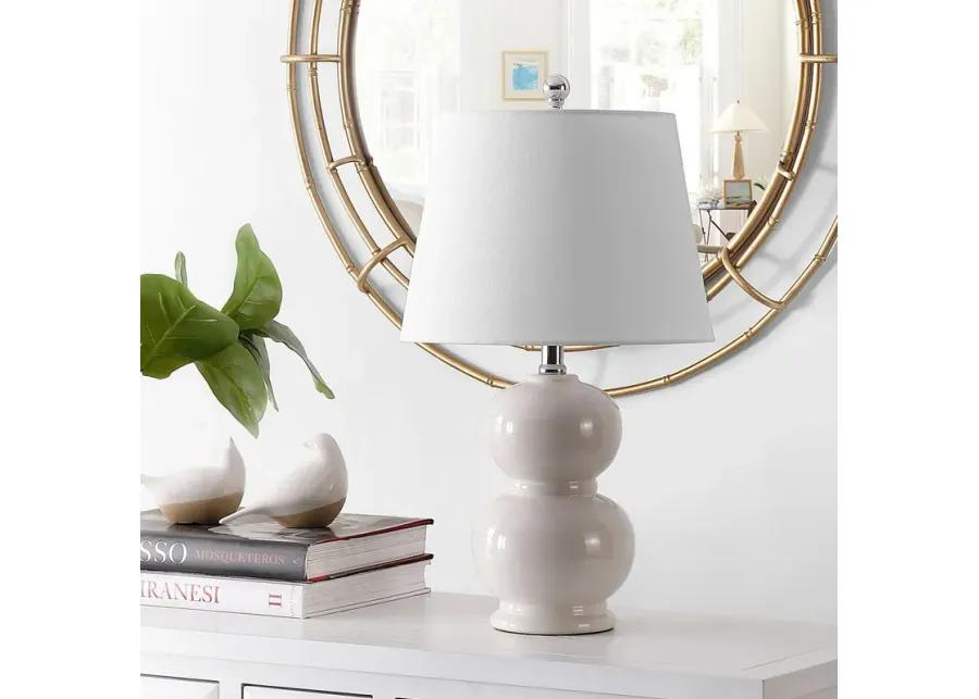 EVERLEE GLASS TABLE LAMP 