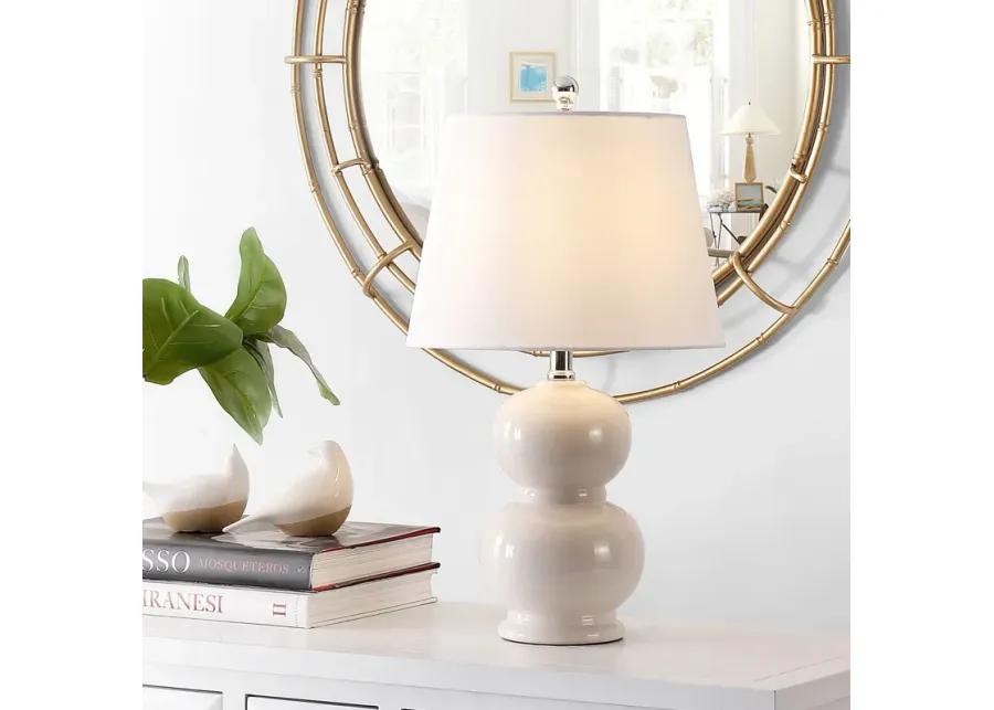 EVERLEE GLASS TABLE LAMP 