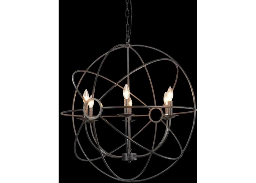 Derince Iron Chandelier Small