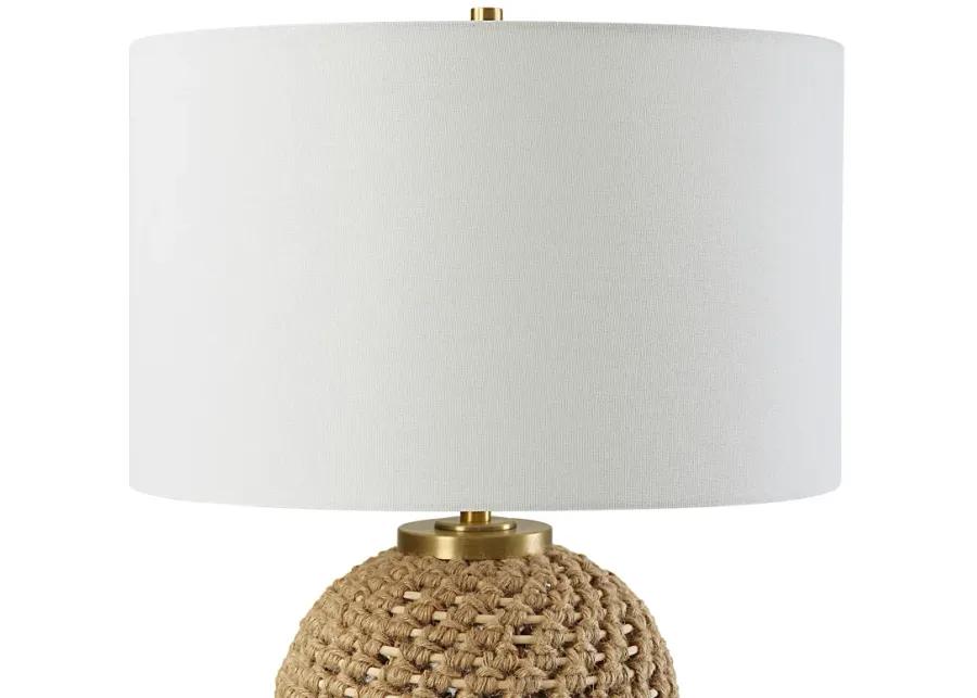 Kendari Rope & Rattan Table Lamp