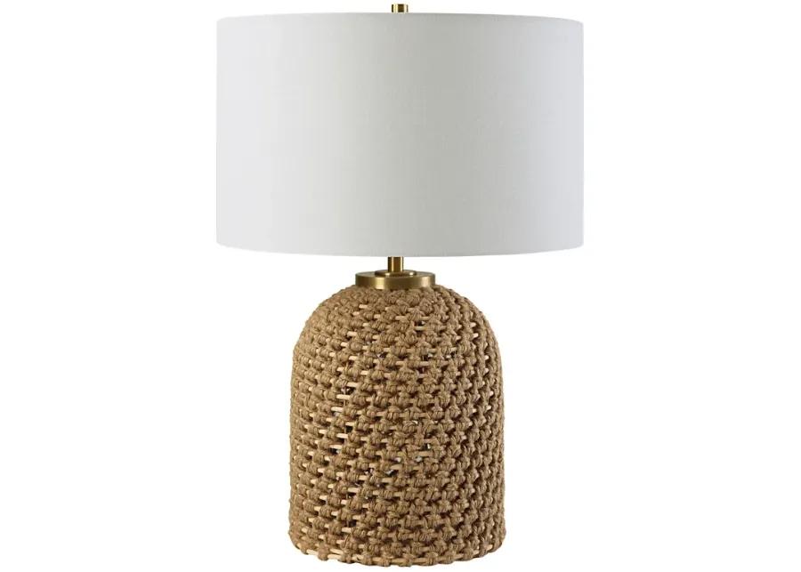 Kendari Rope & Rattan Table Lamp