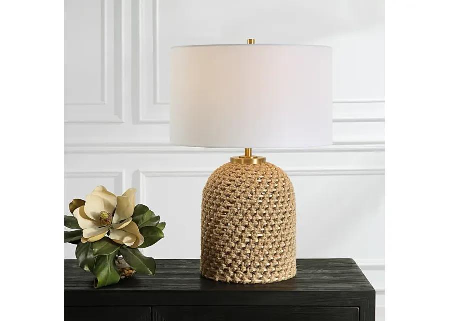 Kendari Rope & Rattan Table Lamp