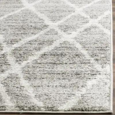 Adirondack Contemporary Ivory / Silver 6' X 9' Powerloomed Rug