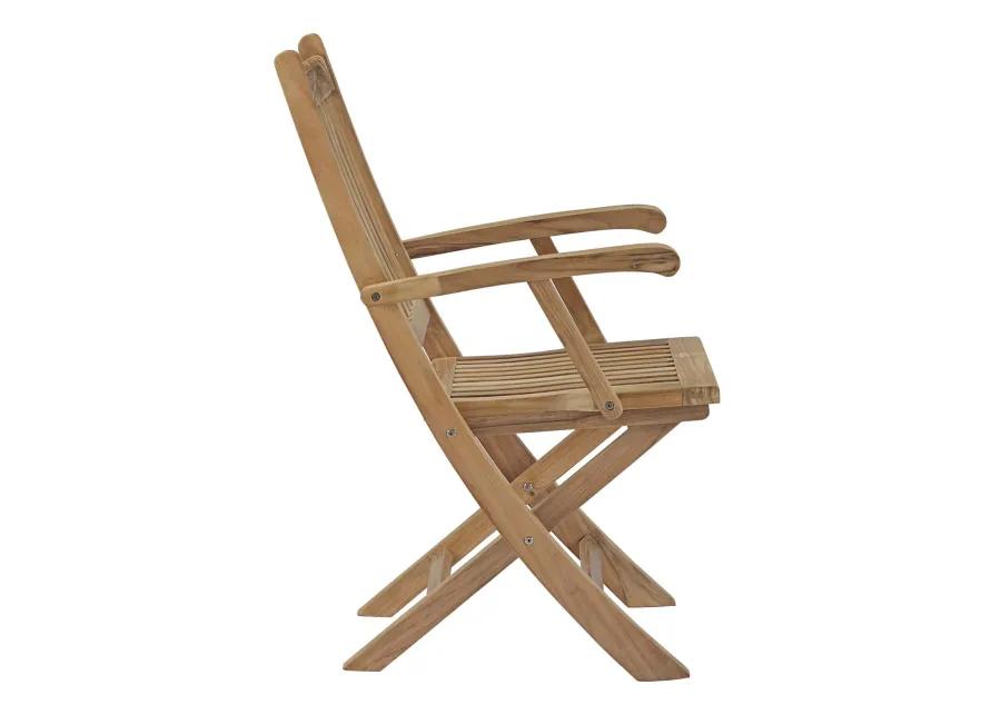 Marina Outdoor Patio Teak Folding Chair