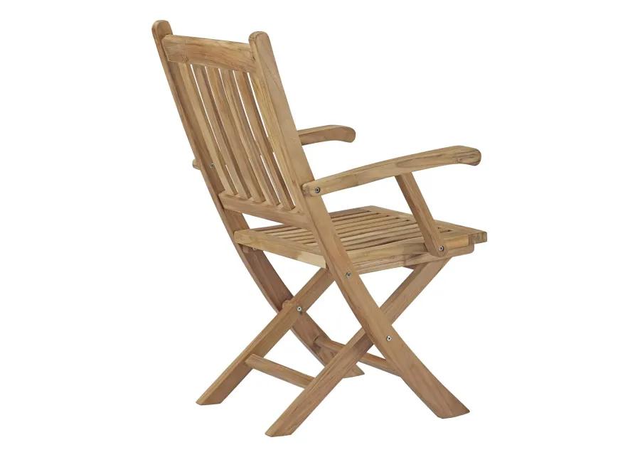 Marina Outdoor Patio Teak Folding Chair